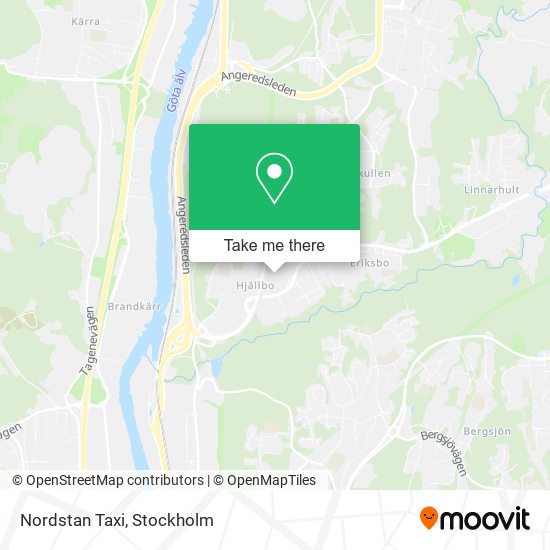 Nordstan Taxi map