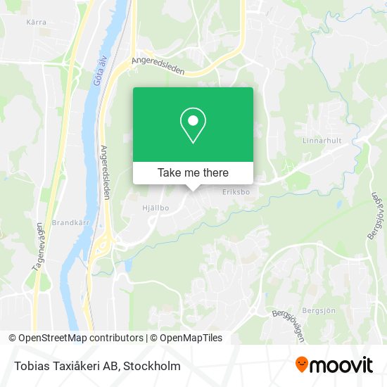 Tobias Taxiåkeri AB map