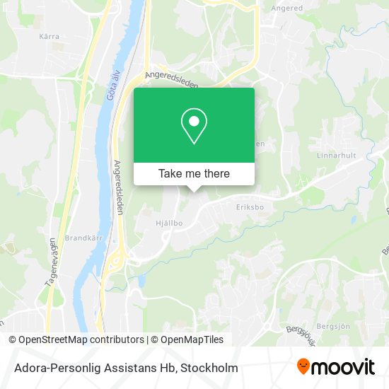 Adora-Personlig Assistans Hb map
