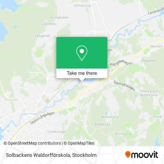 Solbackens Waldorfförskola map