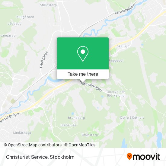 Christurist Service map