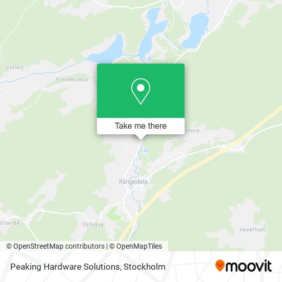 Peaking Hardware Solutions map