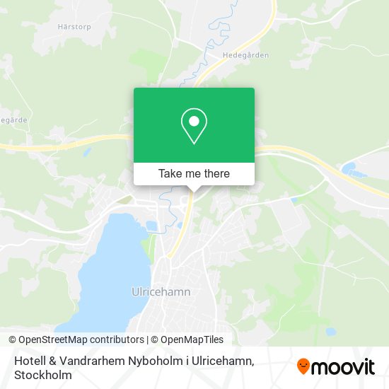 Hotell & Vandrarhem Nyboholm i Ulricehamn map