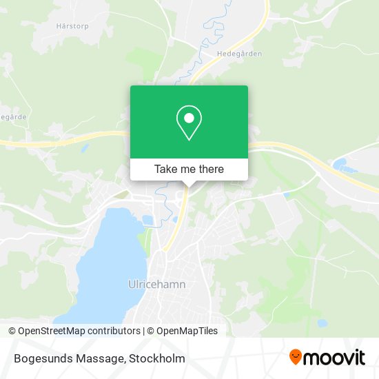 Bogesunds Massage map