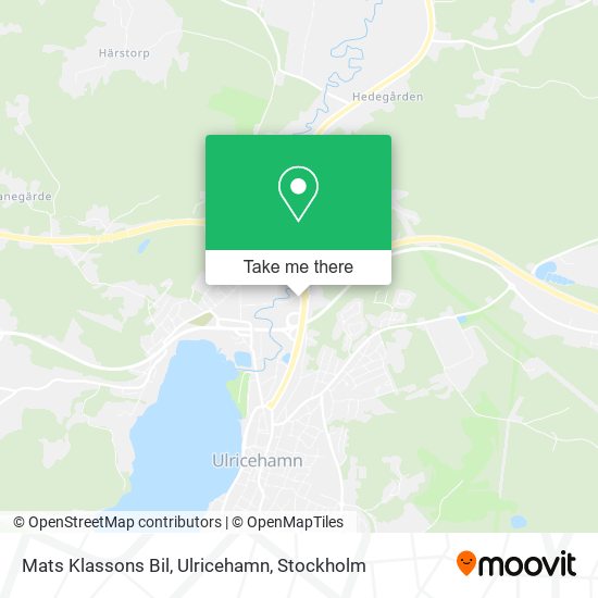 Mats Klassons Bil, Ulricehamn map