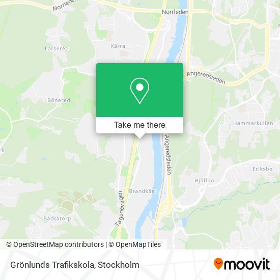 Grönlunds Trafikskola map