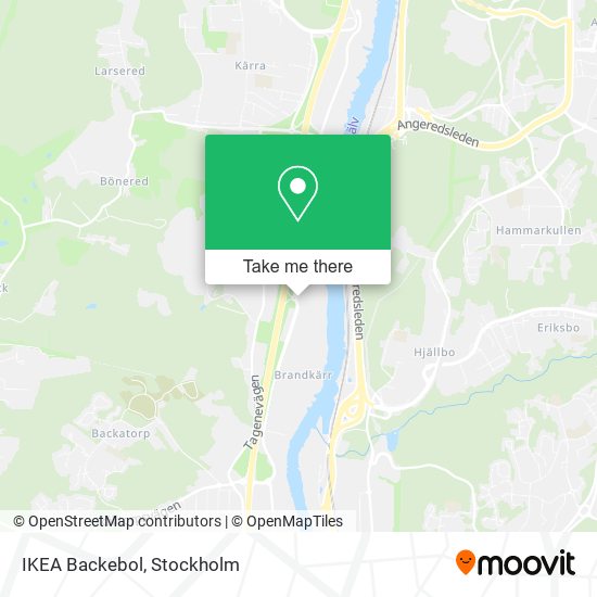 IKEA Backebol map