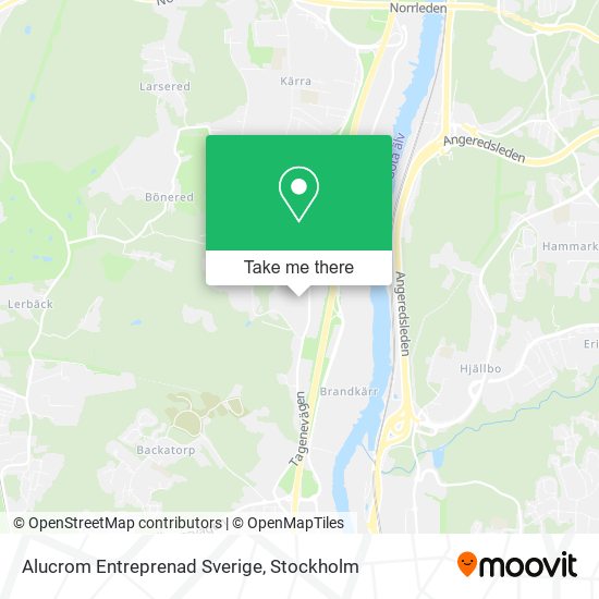Alucrom Entreprenad Sverige map