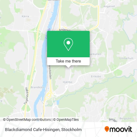 Blackdiamond Cafe-Hisingen map