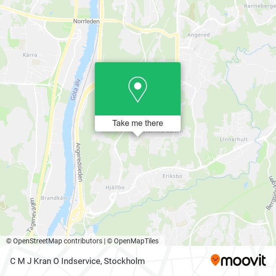 C M J Kran O Indservice map