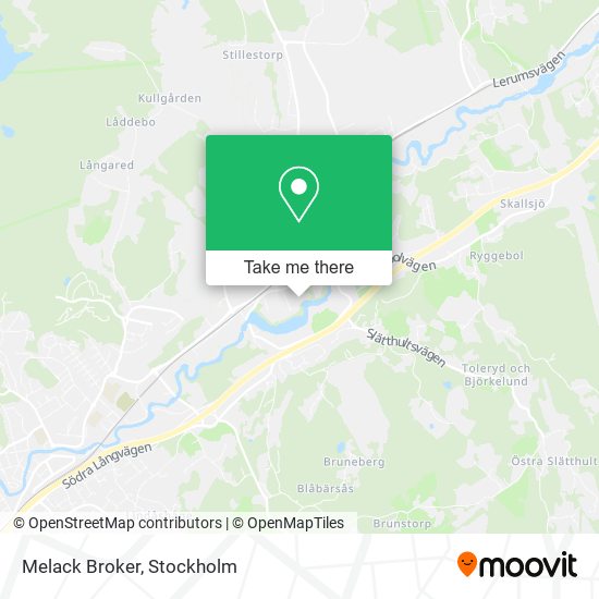 Melack Broker map