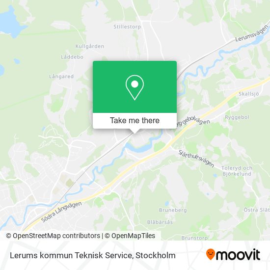 Lerums kommun Teknisk Service map