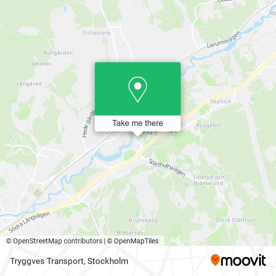 Tryggves Transport map