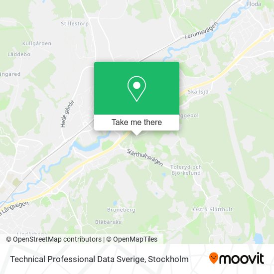 Technical Professional Data Sverige map