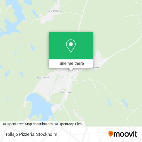 Töllsjö Pizzeria map