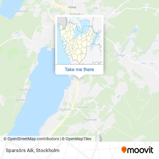 Sparsörs Aik map