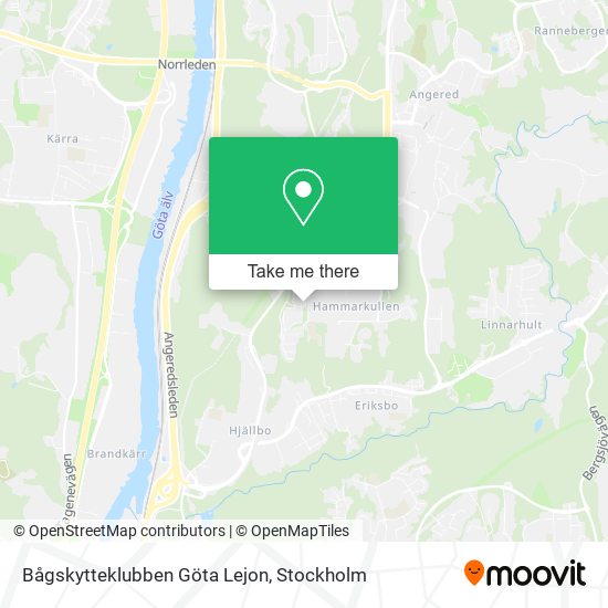 Bågskytteklubben Göta Lejon map