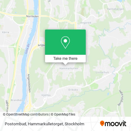 Postombud, Hammarkulletorget map