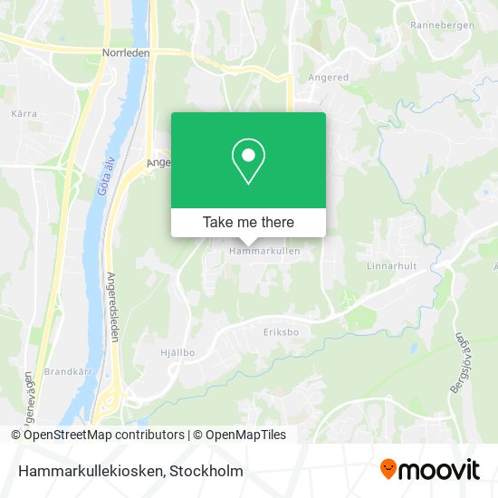 Hammarkullekiosken map