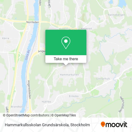 Hammarkullsskolan Grundsärskola map