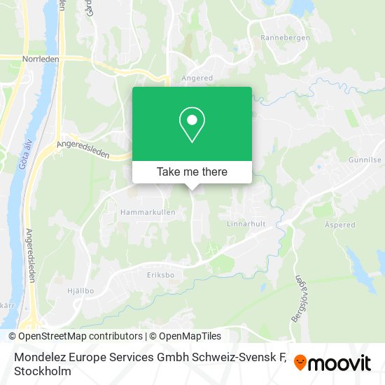 Mondelez Europe Services Gmbh Schweiz-Svensk F map
