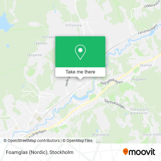 Foamglas (Nordic) map
