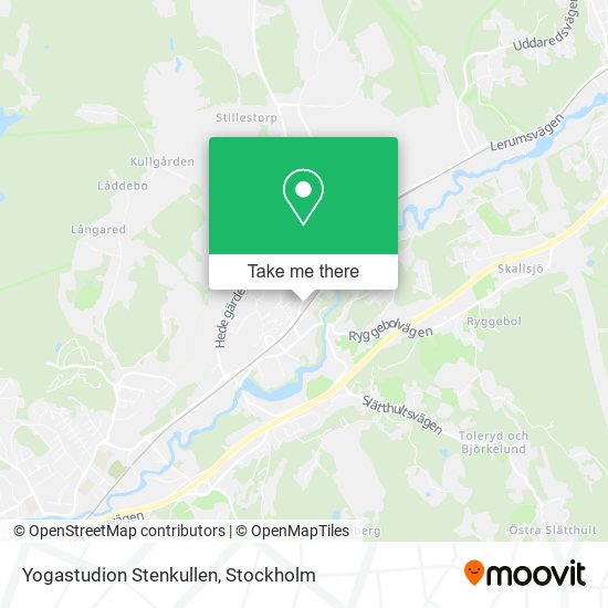 Yogastudion Stenkullen map