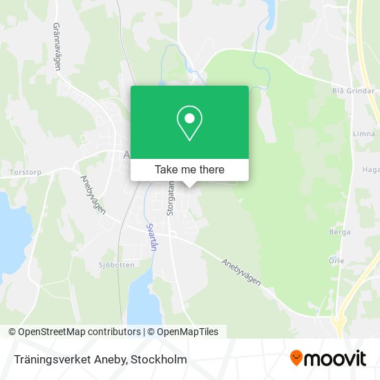 Träningsverket Aneby map