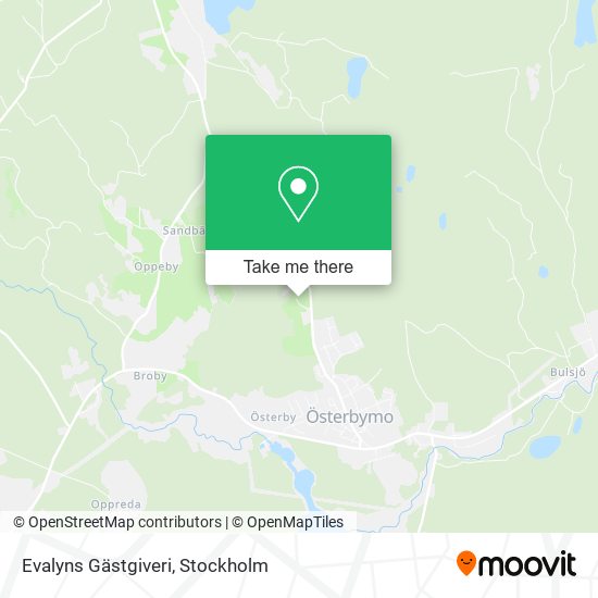Evalyns Gästgiveri map