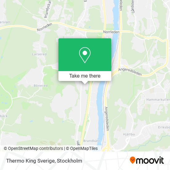 Thermo King Sverige map