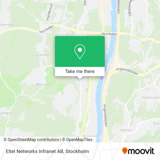 Eltel Networks Infranet AB map