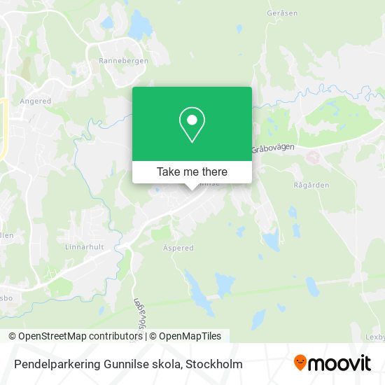 Pendelparkering Gunnilse skola map