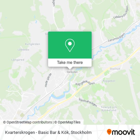 Kvarterskrogen - Basic Bar & Kök map