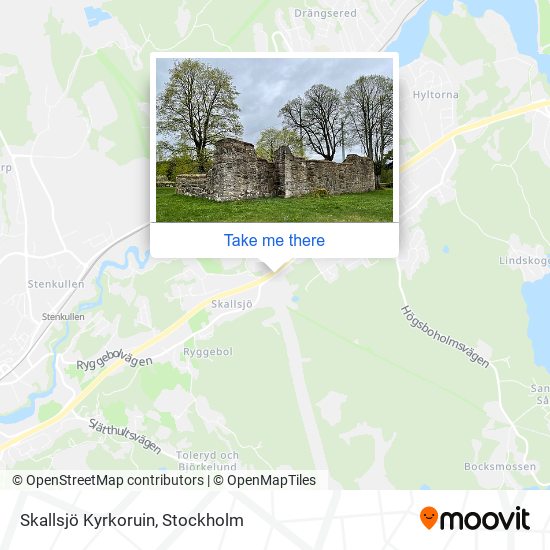 Skallsjö Kyrkoruin map