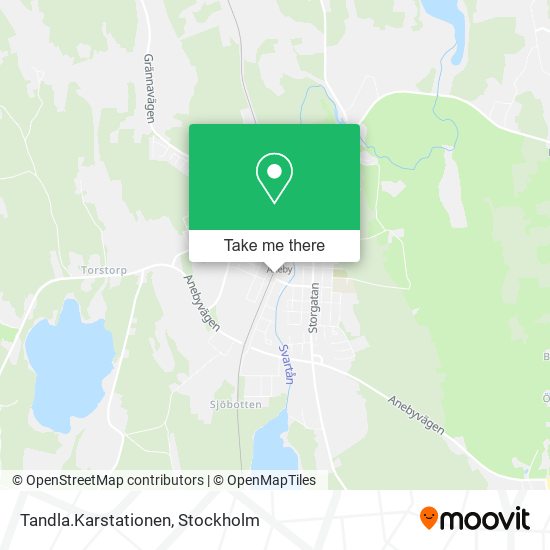 Tandla.Karstationen map