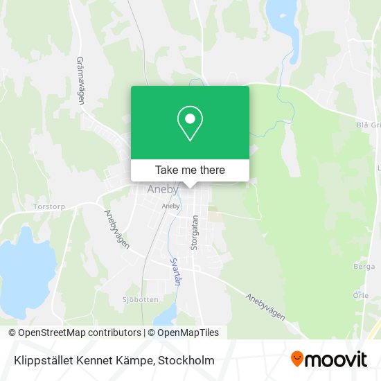 Klippstället Kennet Kämpe map