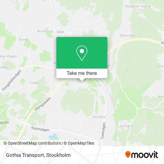 Gothia Transport map