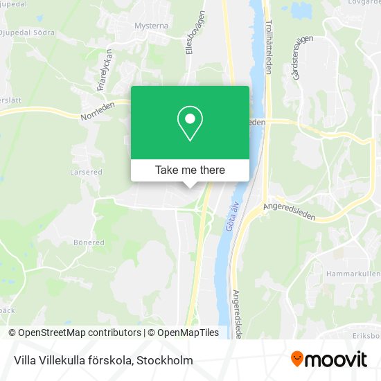 Villa Villekulla förskola map