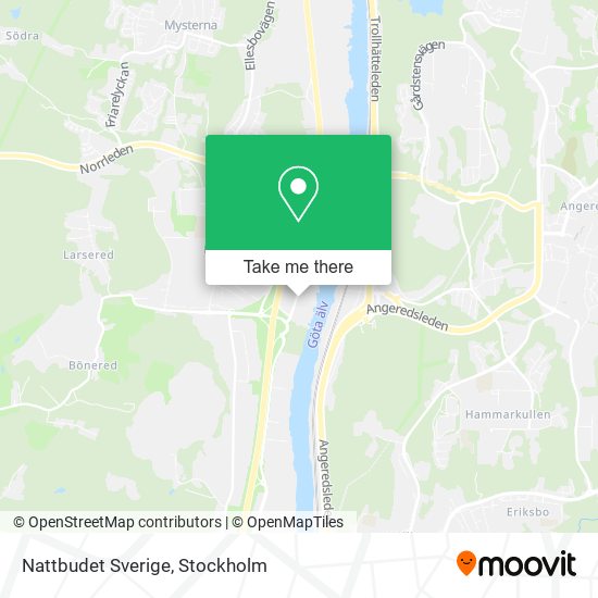 Nattbudet Sverige map