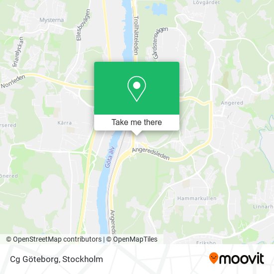 Cg Göteborg map