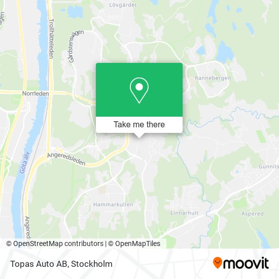 Topas Auto AB map