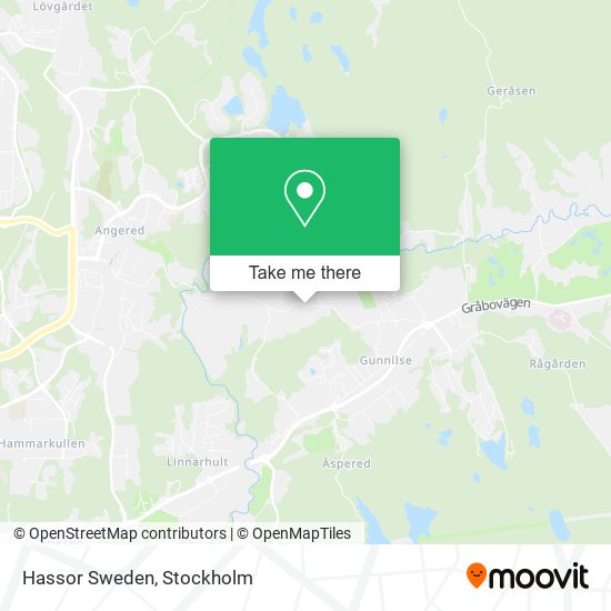 Hassor Sweden map