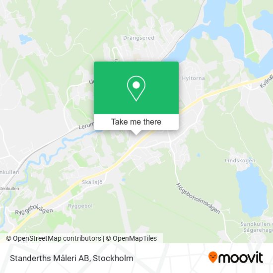 Standerths Måleri AB map