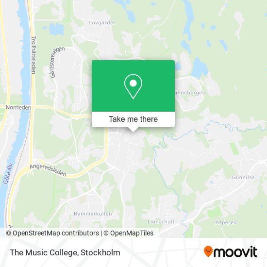The Music College map