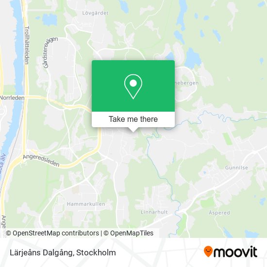 Lärjeåns Dalgång map