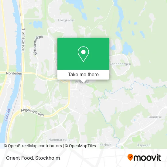 Orient Food map
