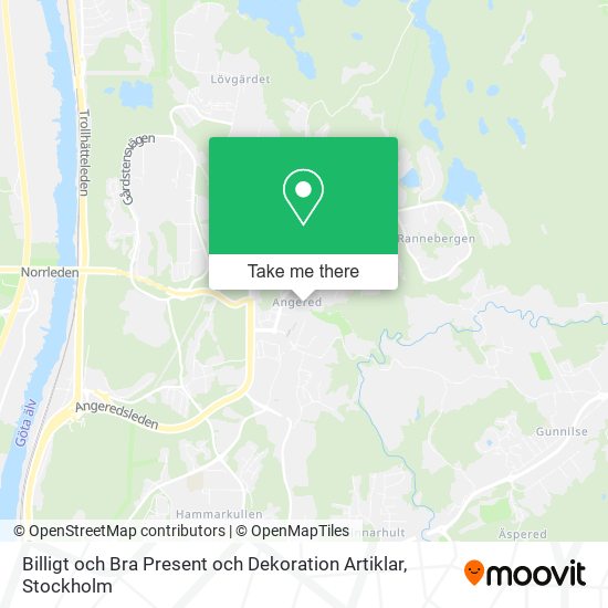 Billigt och Bra Present och Dekoration Artiklar map