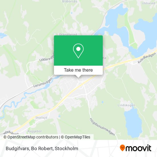 Budgifvars, Bo Robert map