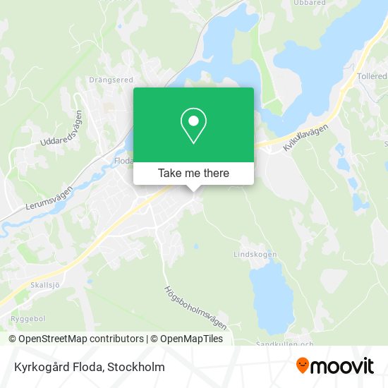 Kyrkogård Floda map