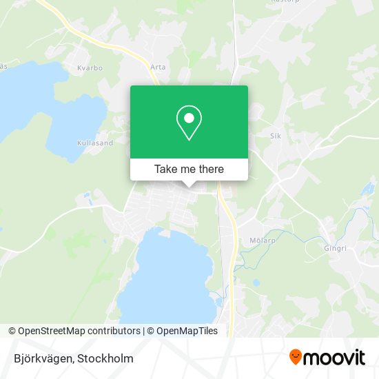 Björkvägen map